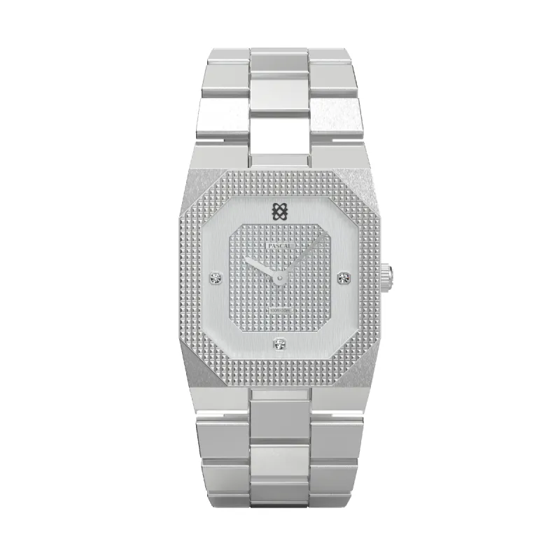 Octagonal Clou de Paris Diamond Watch sold by Pascal Design Official