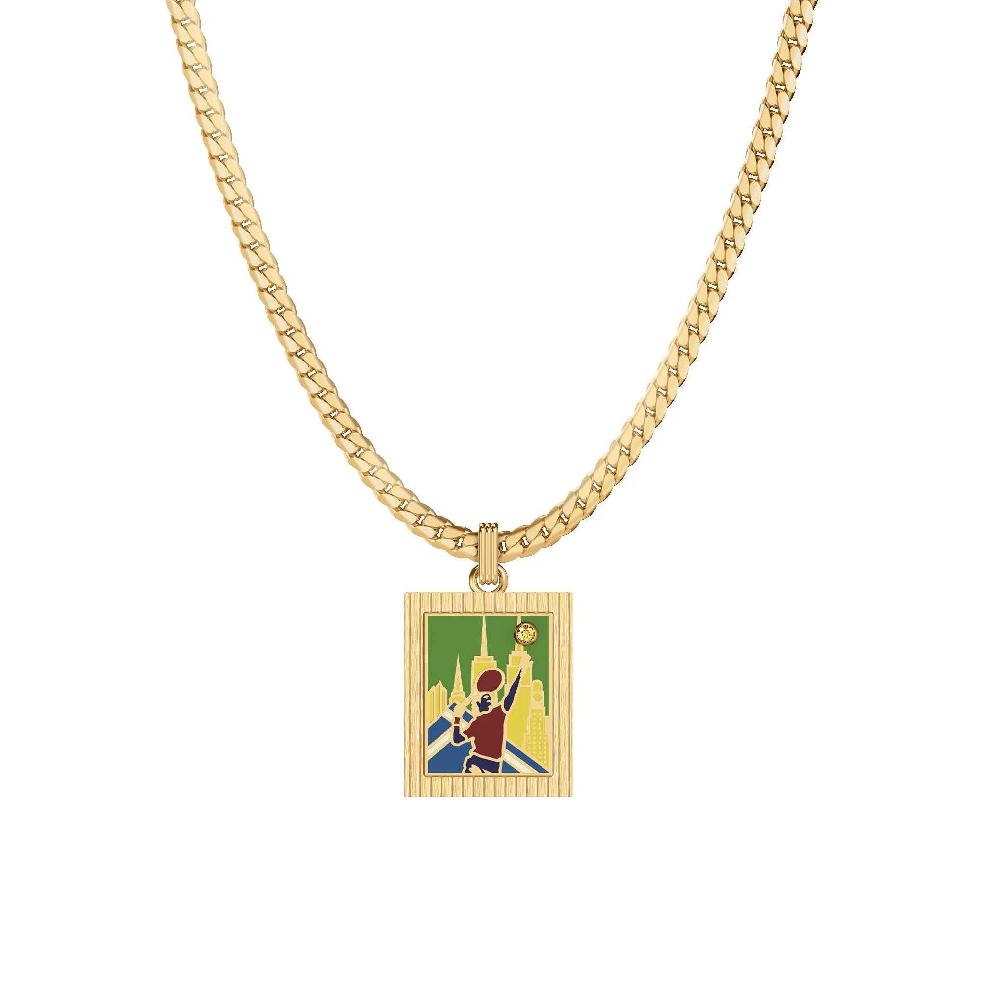 'Ace Adornments' Diamond Reversible Pendant sold by Pascal Design Official