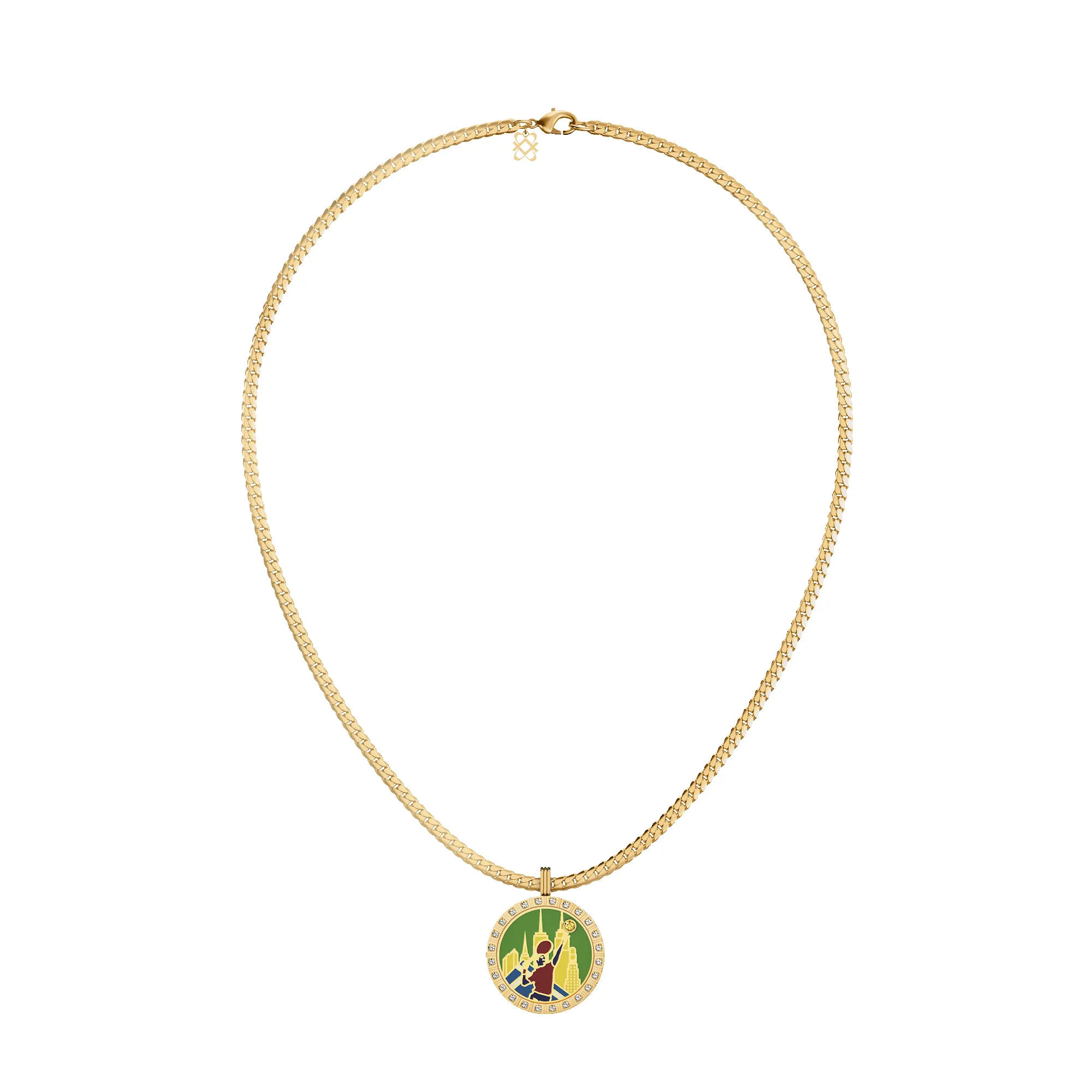 'Ace Adornments' Halo Diamond Spinning Pendant sold by Pascal Design Official product image thumbnail 4