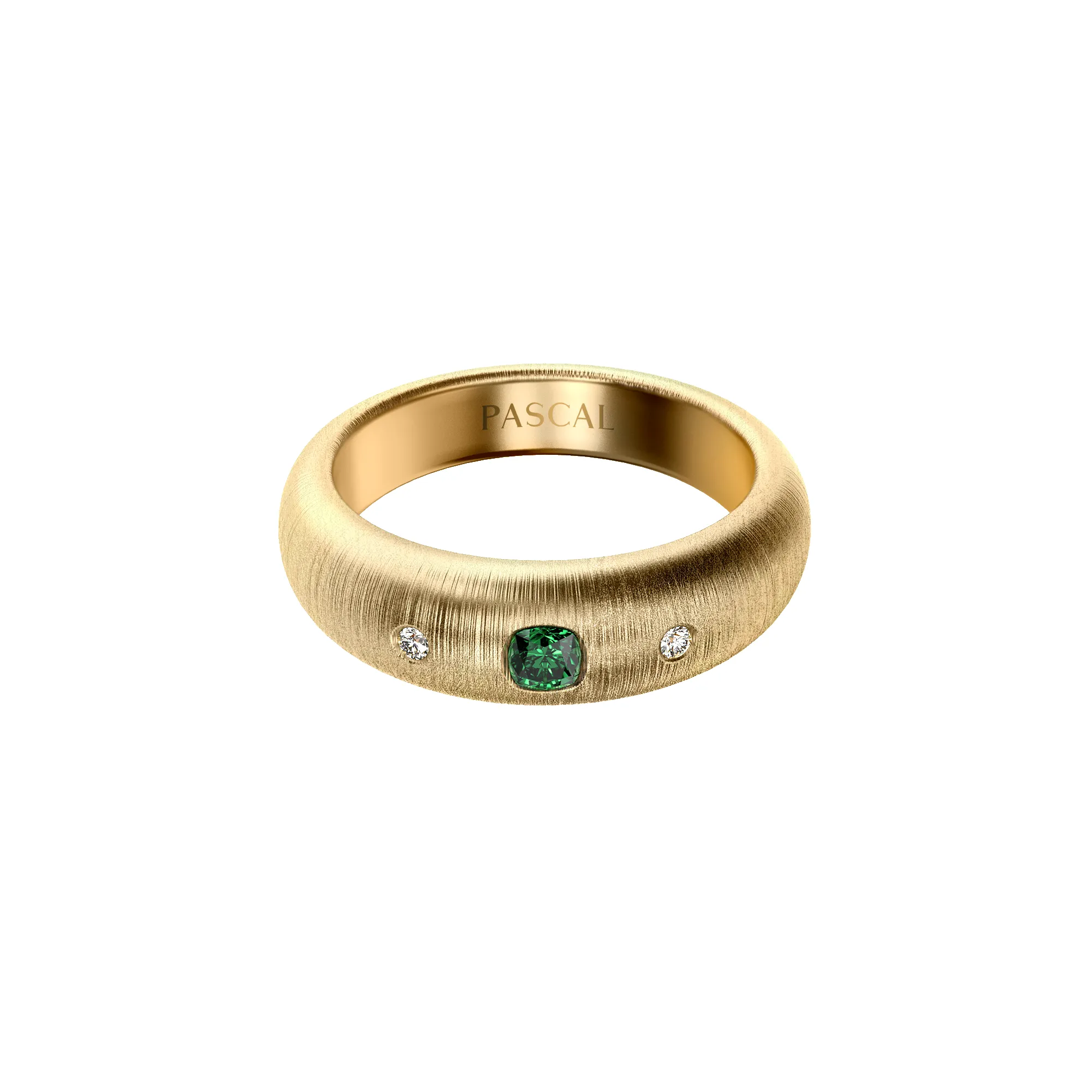 'Trinity' Diamond Dome Ring, Cushion sold by Pascal Design Official product image thumbnail 3