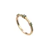 'Trinity' Linear Gemstone Band Ring sold by Pascal Design Official