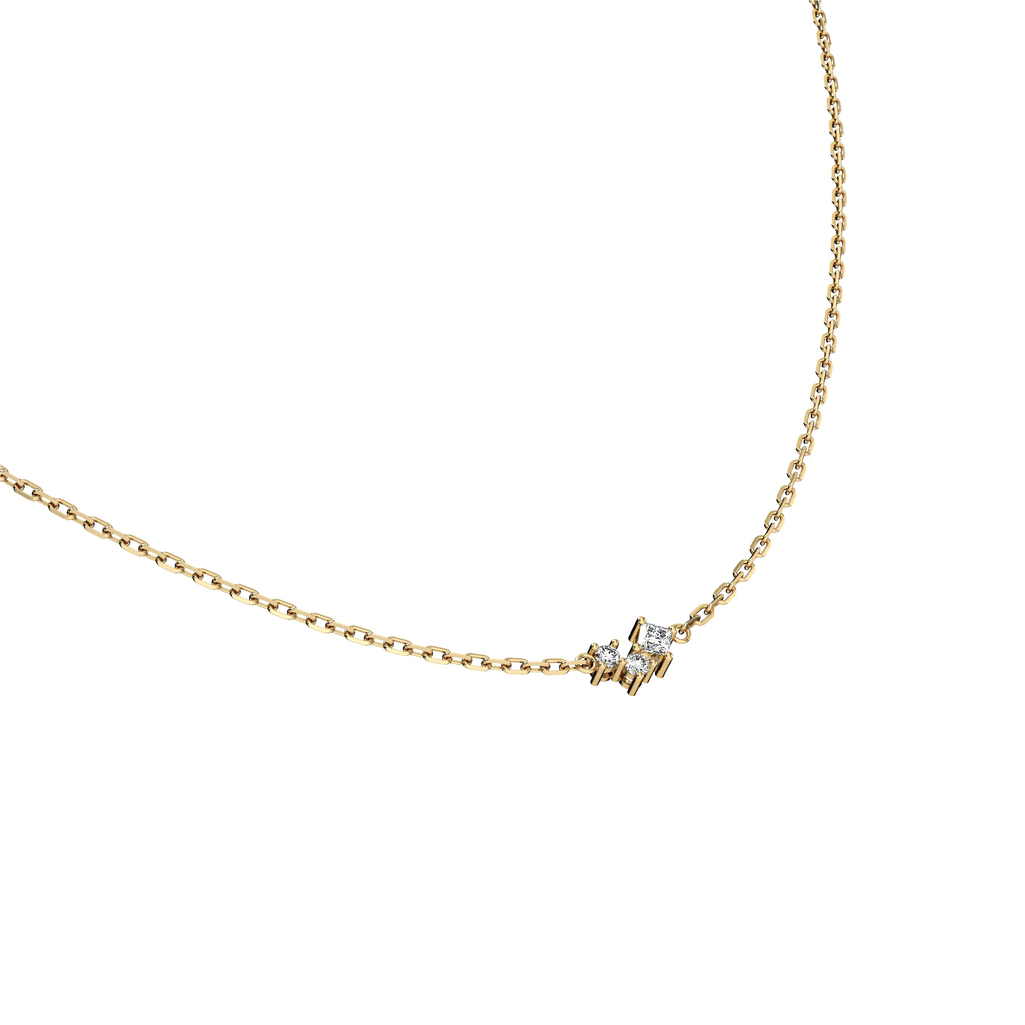 'Trinity' Diamond Necklace, Fancy sold by Pascal Design Official product image thumbnail 2