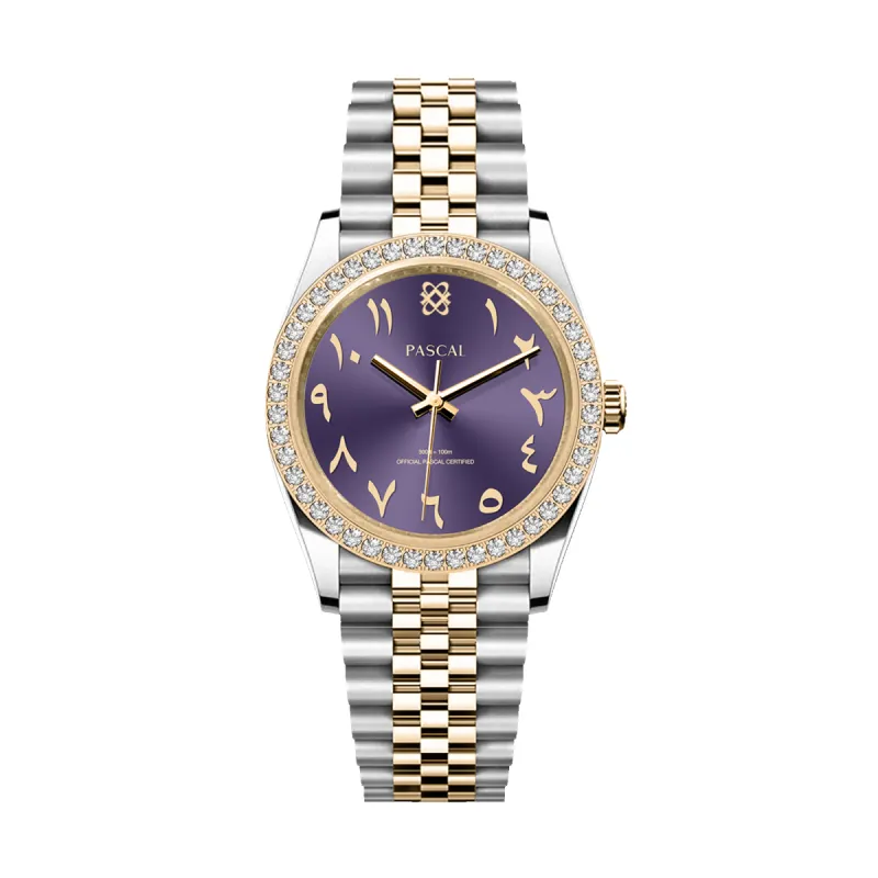 Luxe Classic Arabic Diamond Watch sold by Pascal Design Official