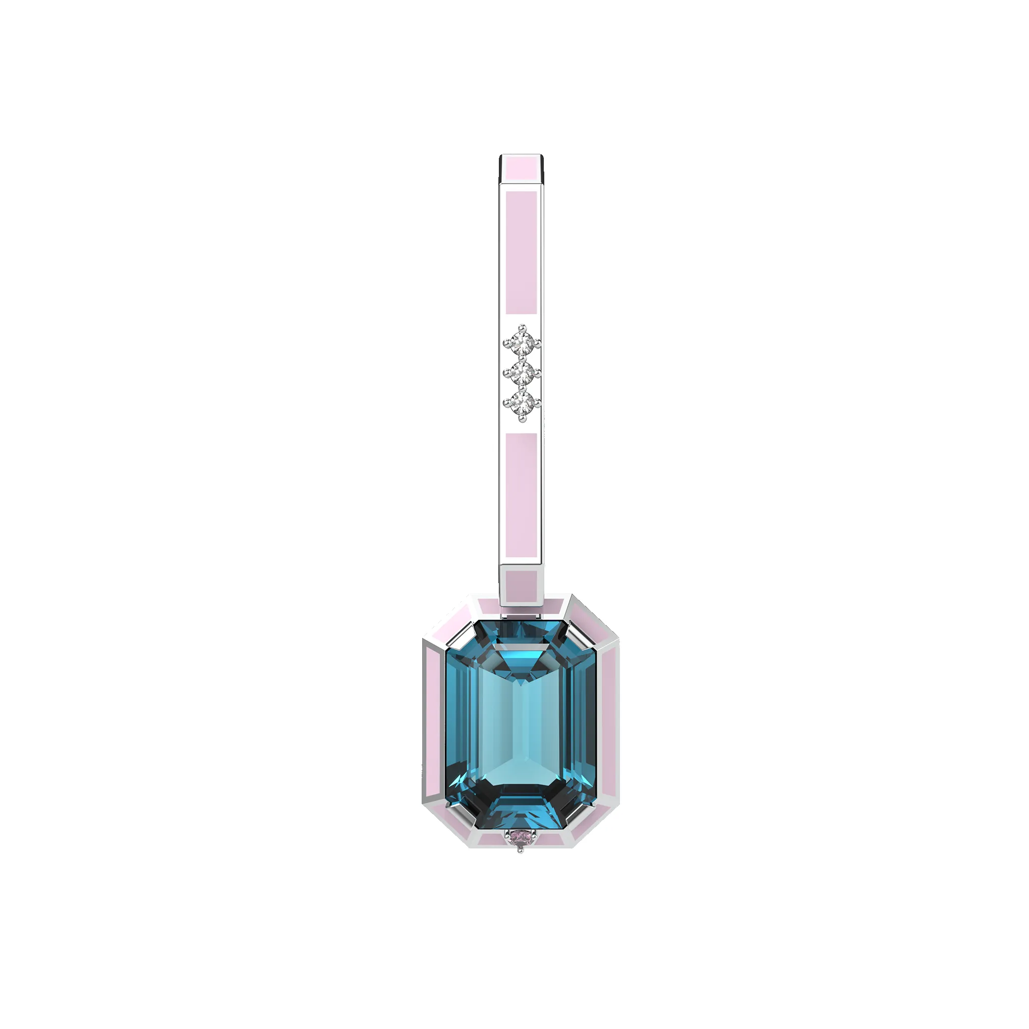 Artdeco Prism Diamond Earring sold by Pascal Design Official product image thumbnail 4