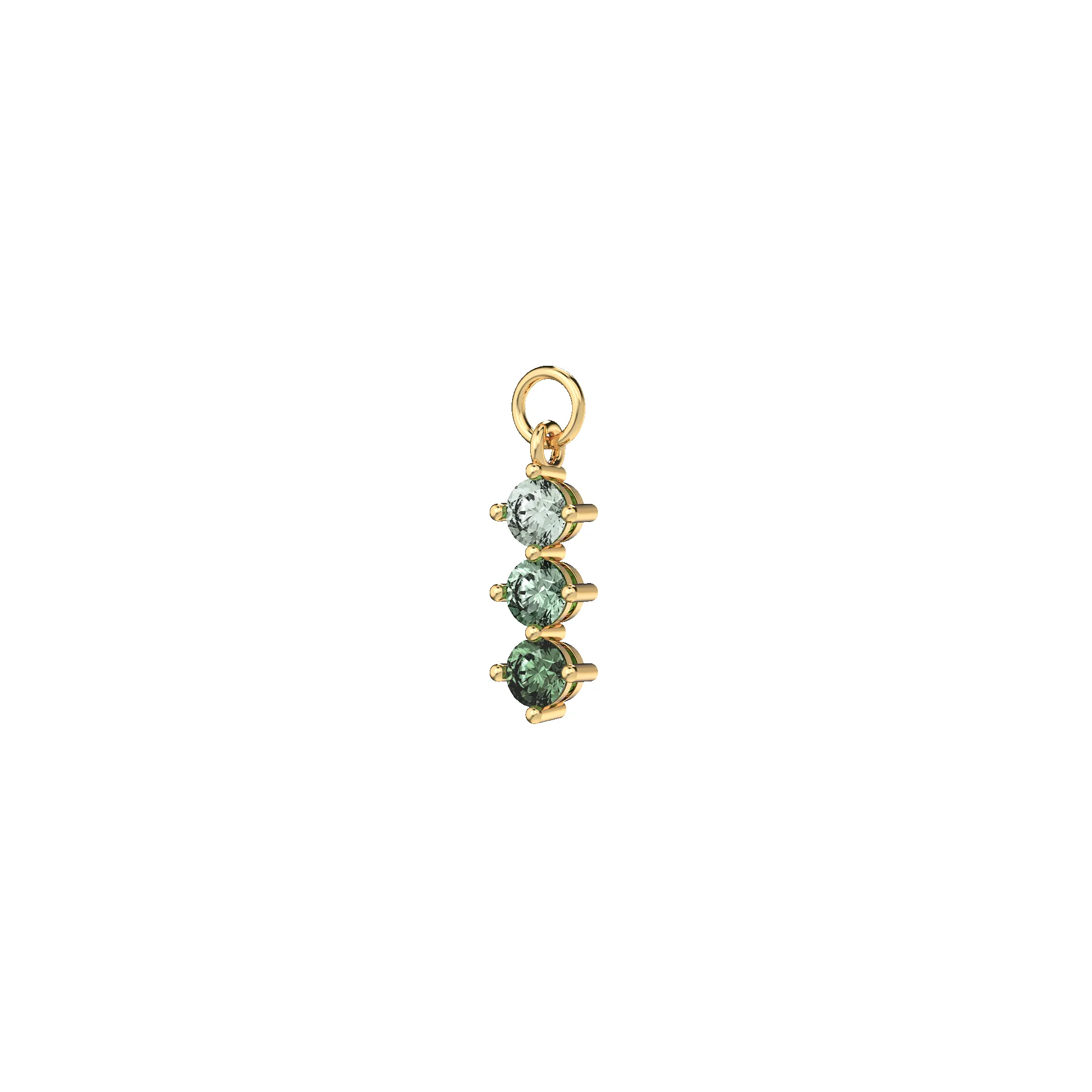 Gradient Mosaic Gemstone Hoop Charm sold by Pascal Design Official product image thumbnail 3