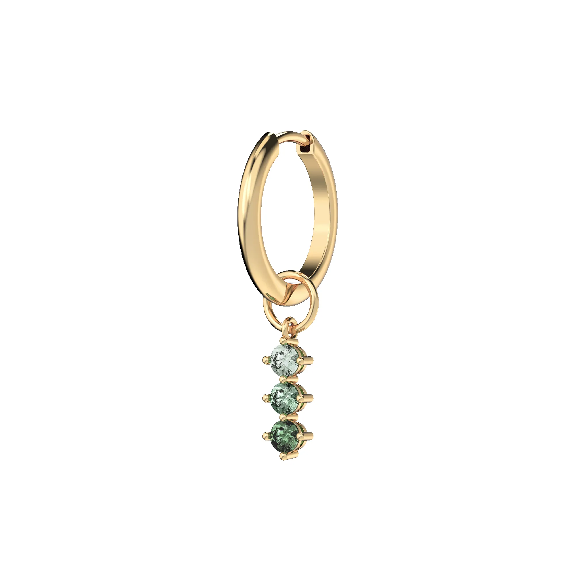 Gradient Mosaic Gemstone Hoop Charm sold by Pascal Design Official product image thumbnail 2