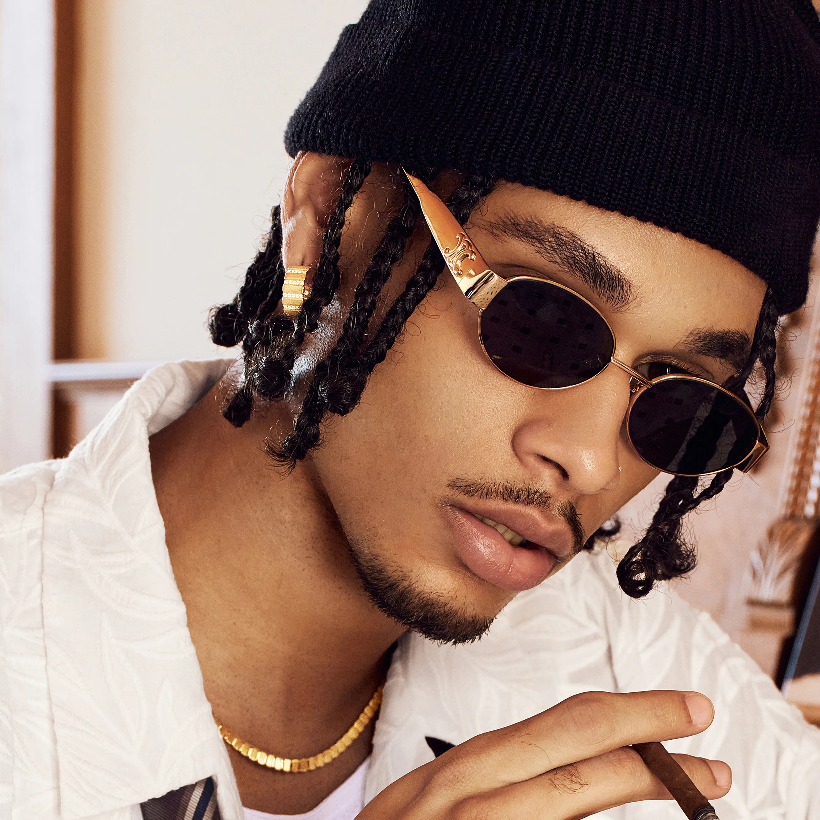 'Parthènope' Diamond Hoop Earrings sold by Pascal Design Official product image thumbnail 2