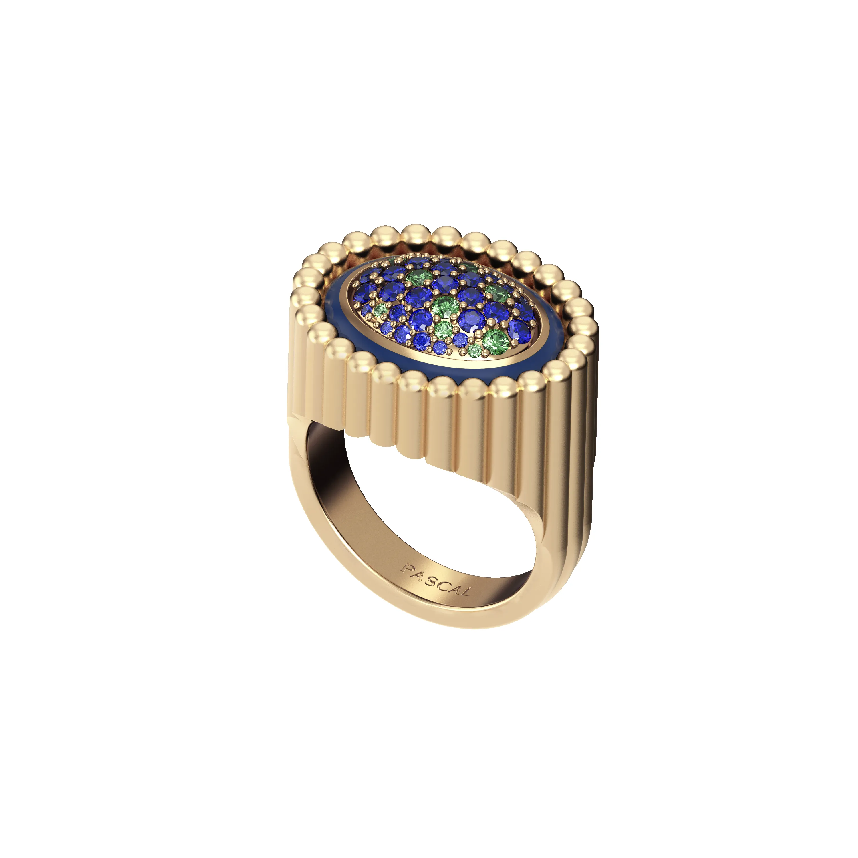 Astral Gemstone Diamond Cocktail Ring sold by Pascal Design Official