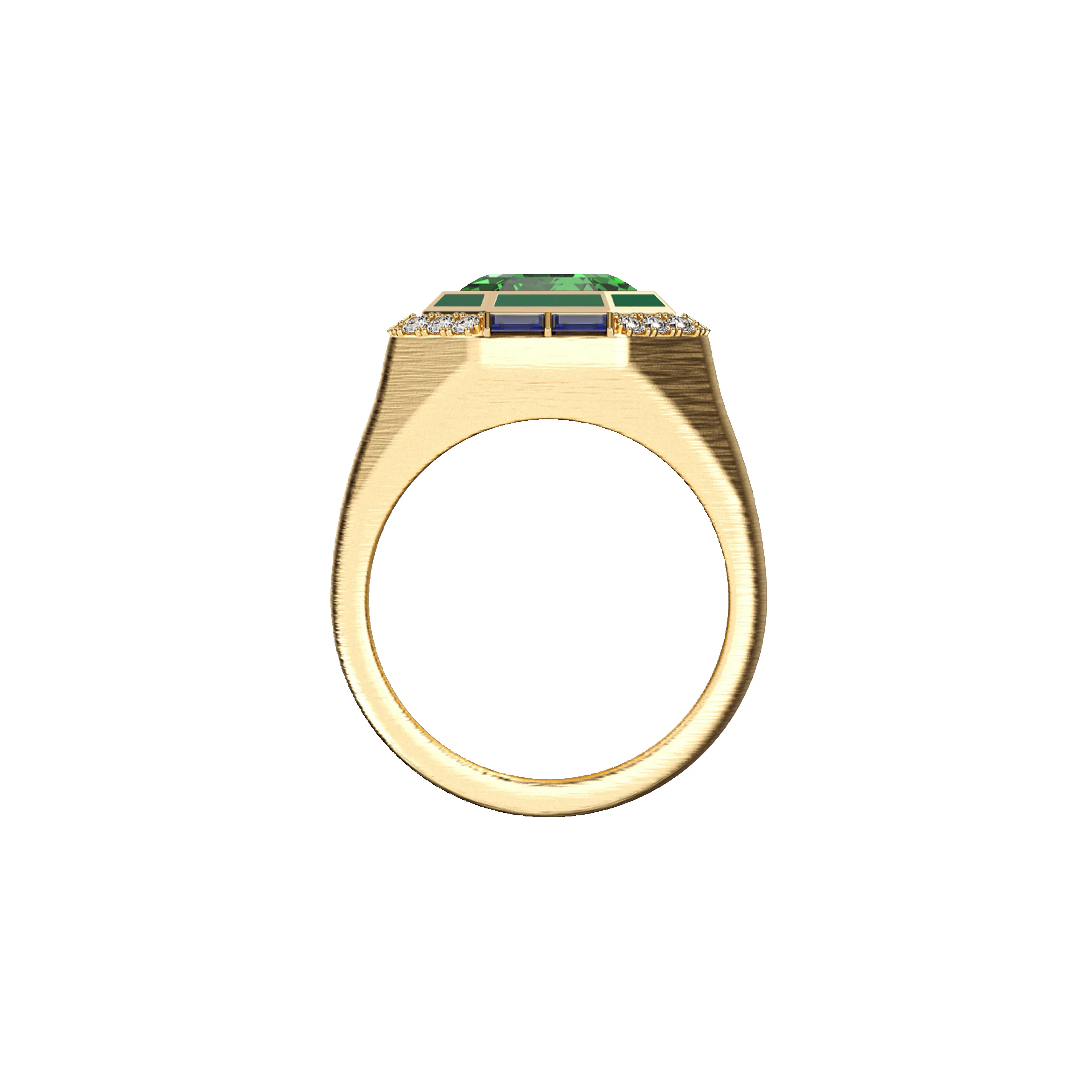 Lavish Gemstone Diamond Cocktail Ring sold by Pascal Design Official product image thumbnail 4