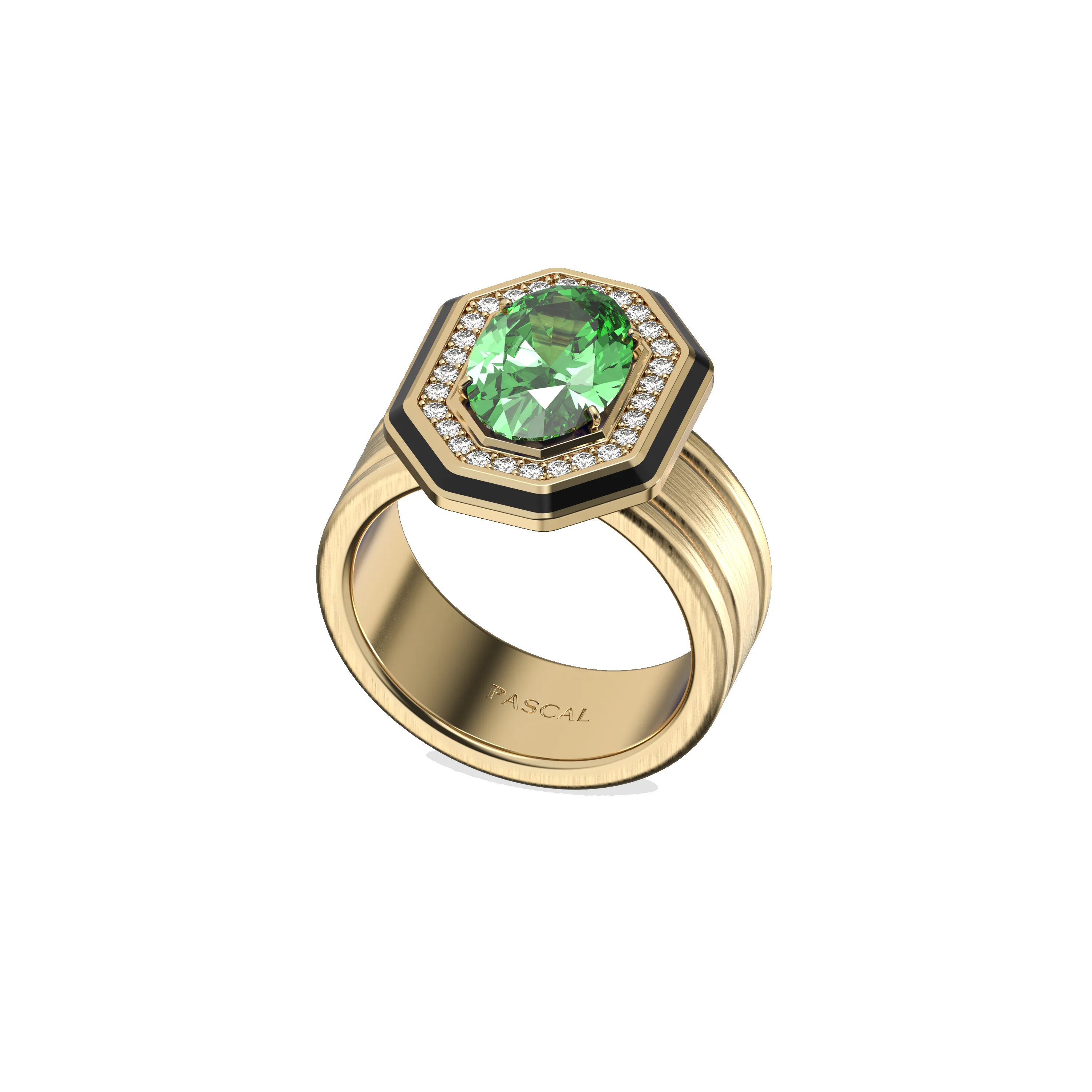 Renaissance Gemstone Diamond Cocktail Ring sold by Pascal Design Official product image thumbnail 2