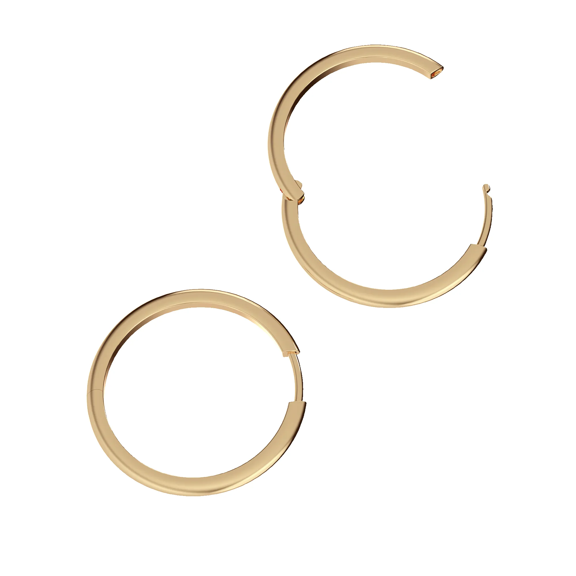 Thin Large Hoop Earrings sold by Pascal Design Official product image thumbnail 3