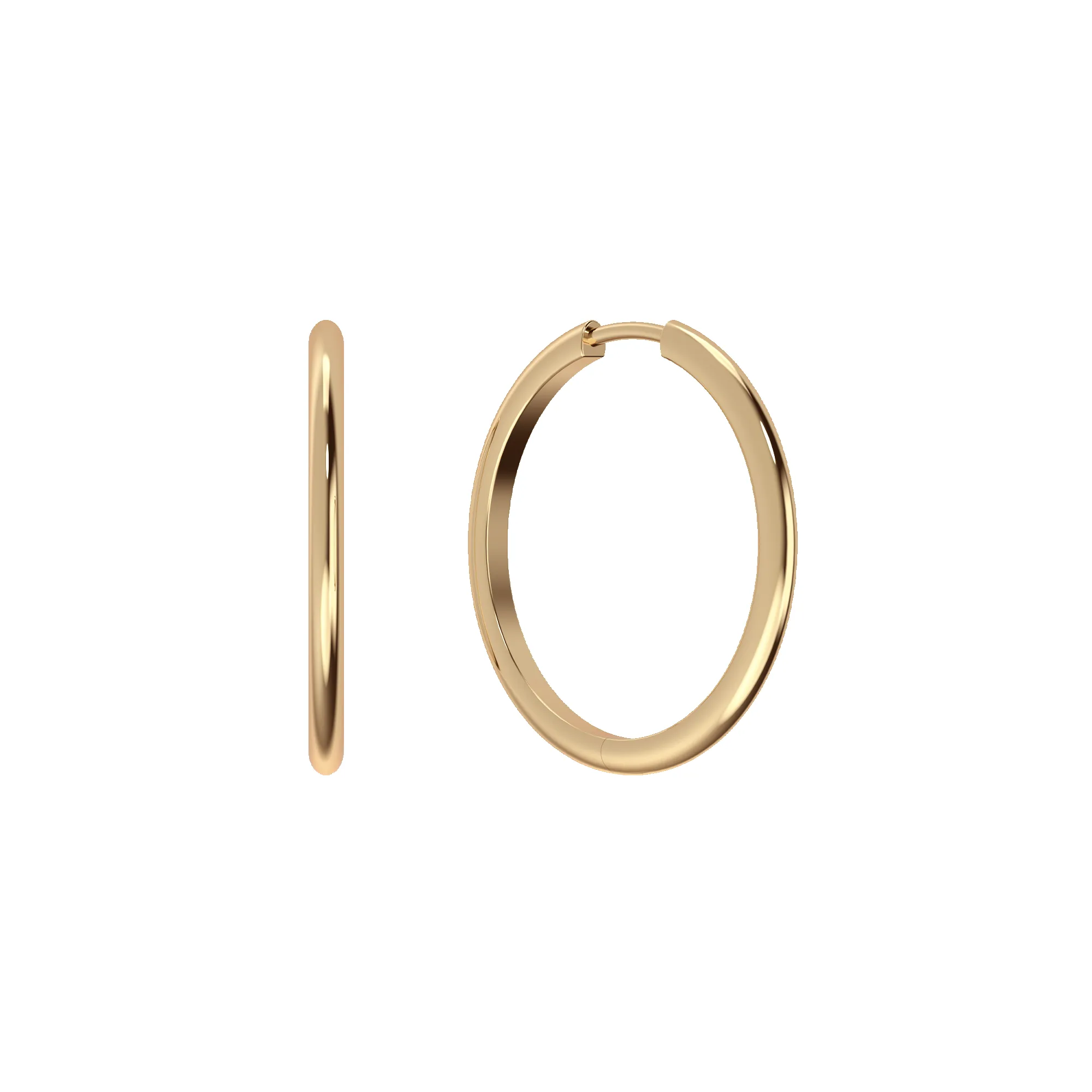 Thin Large Hoop Earrings sold by Pascal Design Official