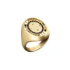 'Victory Emblem' Bicycle Diamond Signet Ring sold by Pascal Design Official