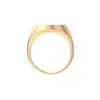 Disc Halo Gemstone Signet Ring sold by Pascal Design Official