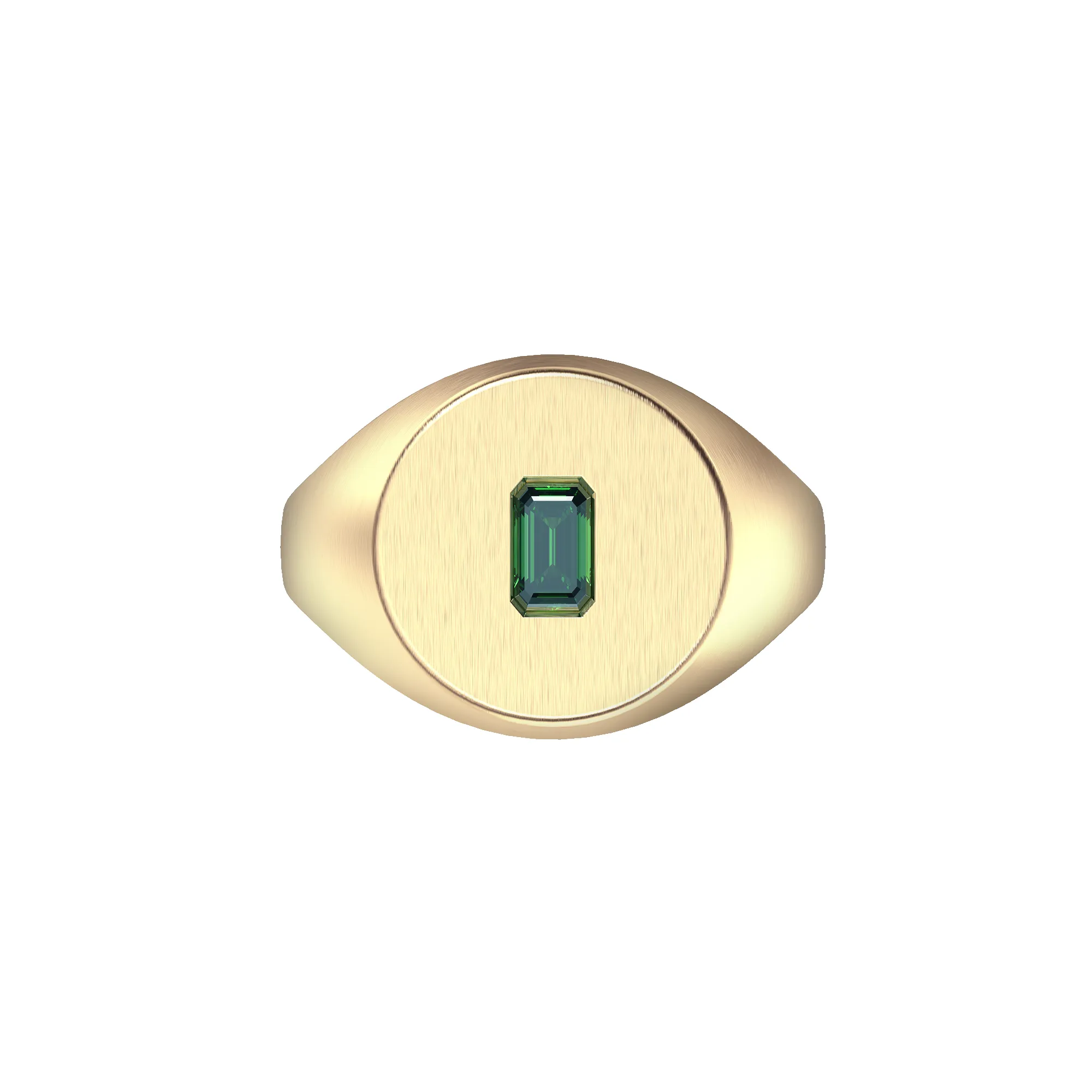 Disc Gemstone Signet Ring sold by Pascal Design Official product image thumbnail 3