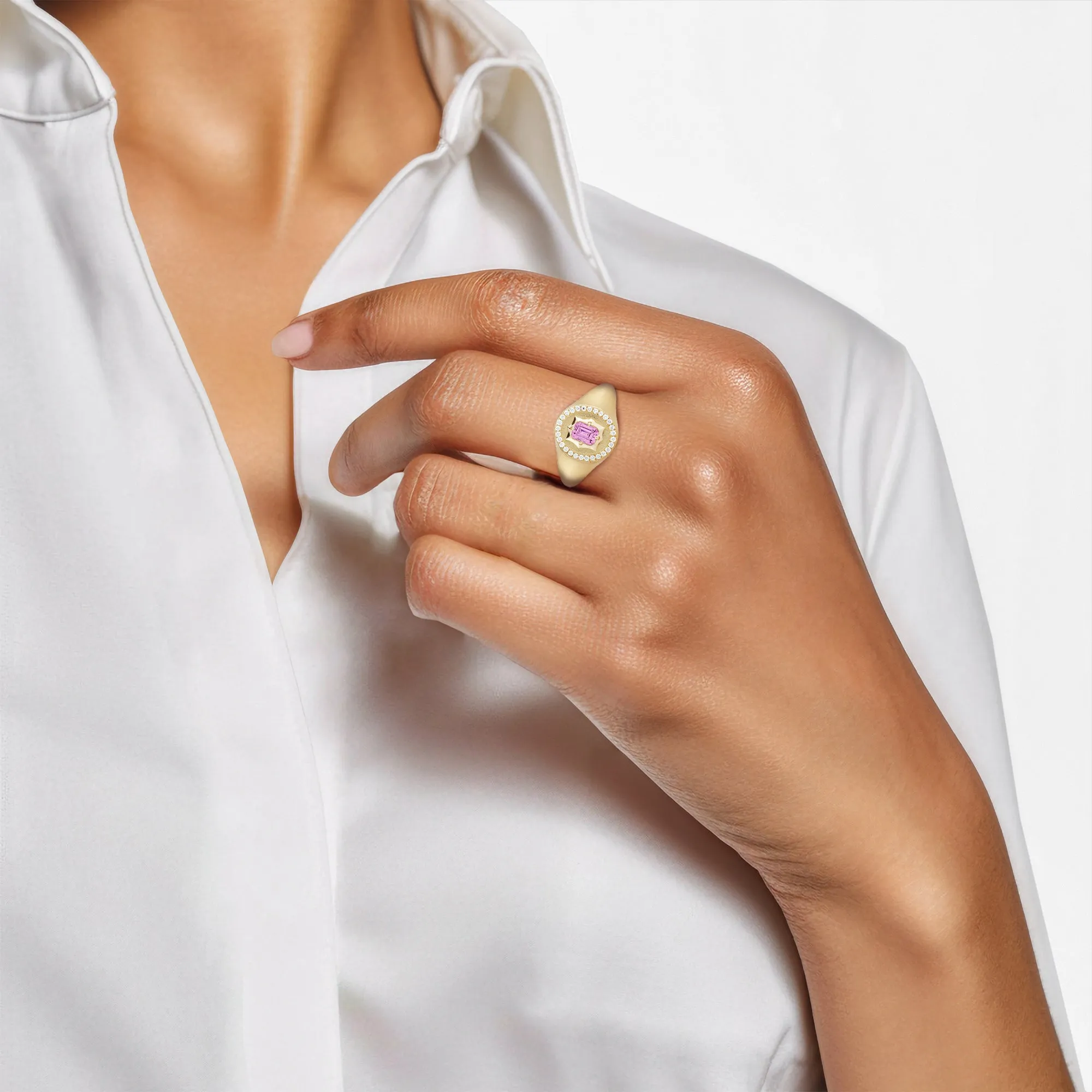 Vanguard Birthstone Signet Ring sold by Pascal Design Official product image thumbnail 2
