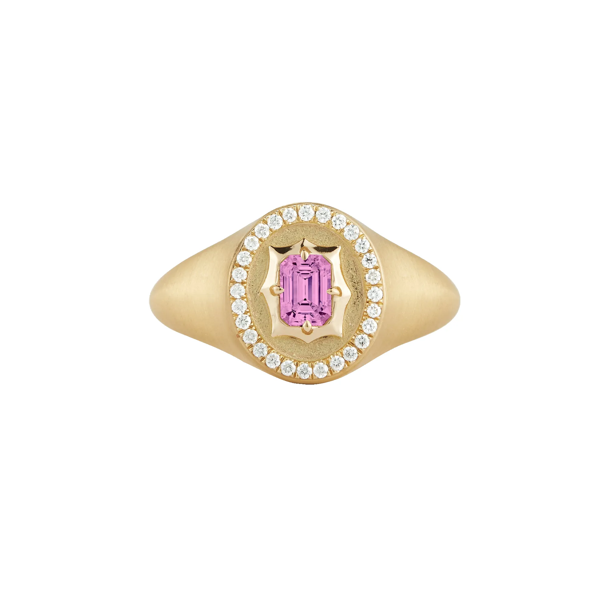 Vanguard Birthstone Signet Ring sold by Pascal Design Official