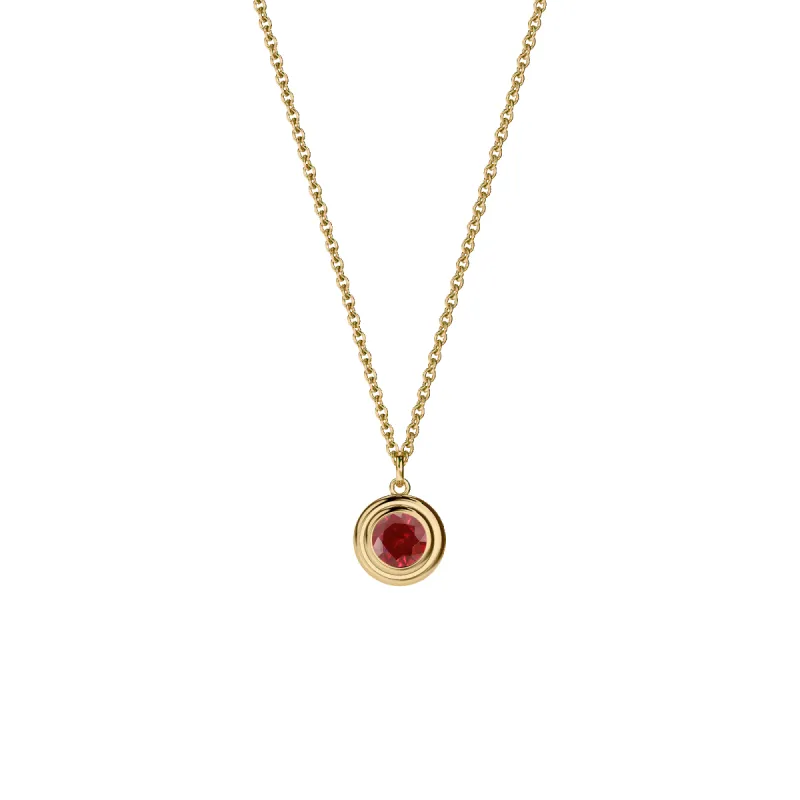 Minimalist Bezel Gemstone Necklace sold by Pascal Design Official