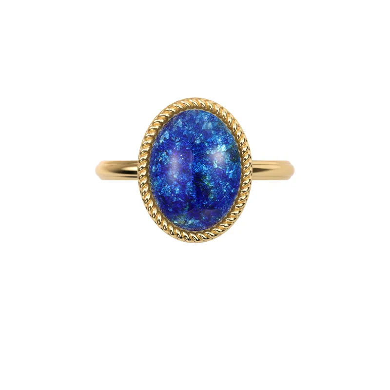 'Universe' Enamel Rope Ring, Oval sold by Pascal Design Official