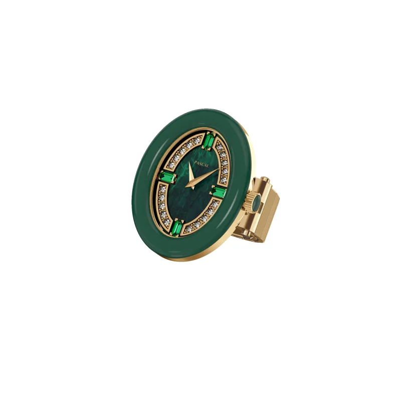 Ovalia Diamond Watch Ring sold by Pascal Design Official