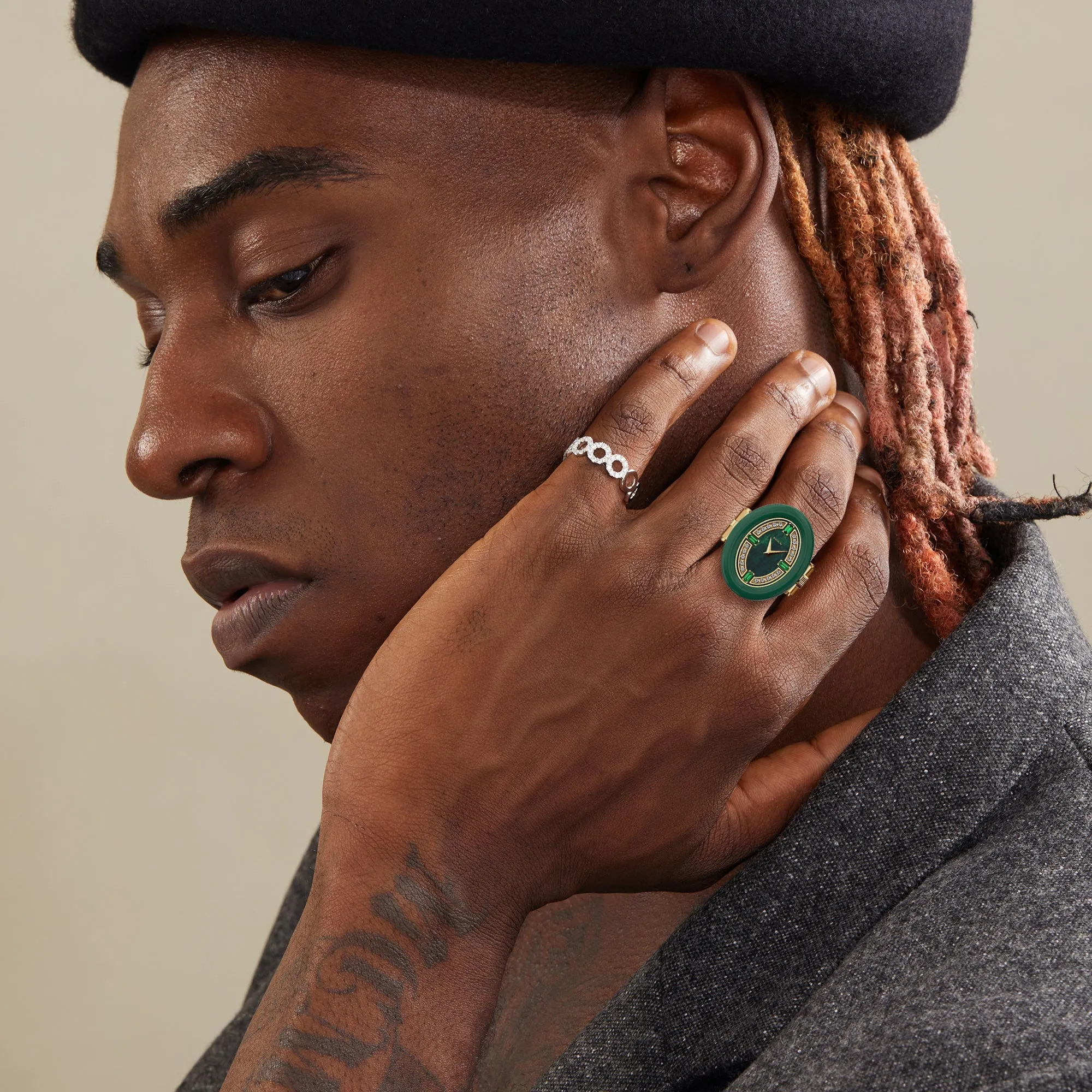 Ovalia Diamond Watch Ring sold by Pascal Design Official product image thumbnail 2