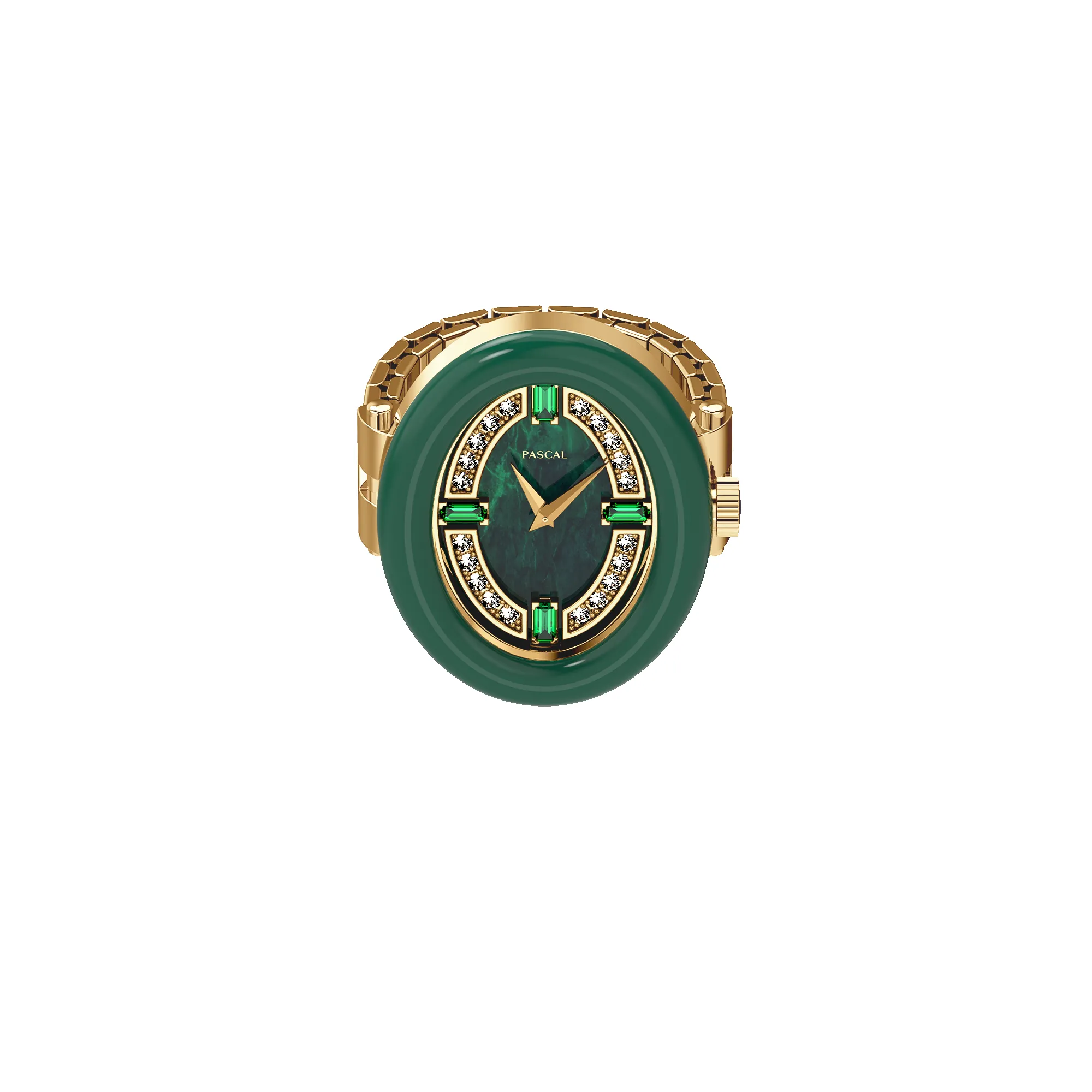 Ovalia Diamond Watch Ring sold by Pascal Design Official product image thumbnail 5