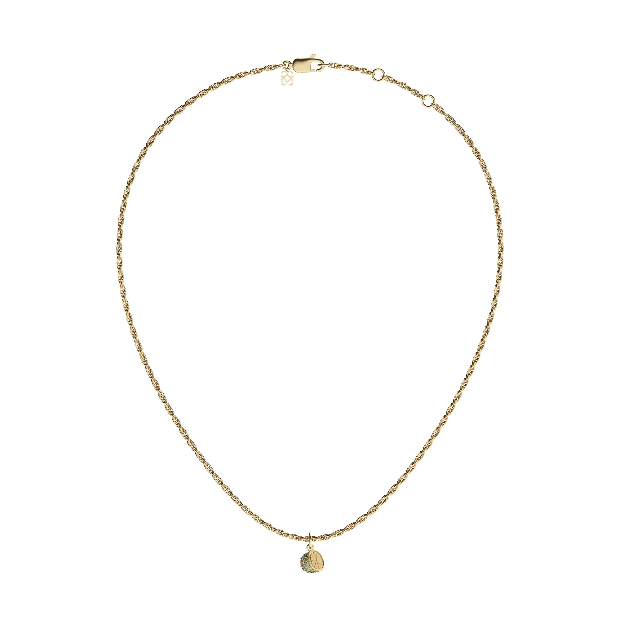 'Natural Wonder' Half Lemon Charm, Green Diamond Pavé sold by Pascal Design Official product image thumbnail 4