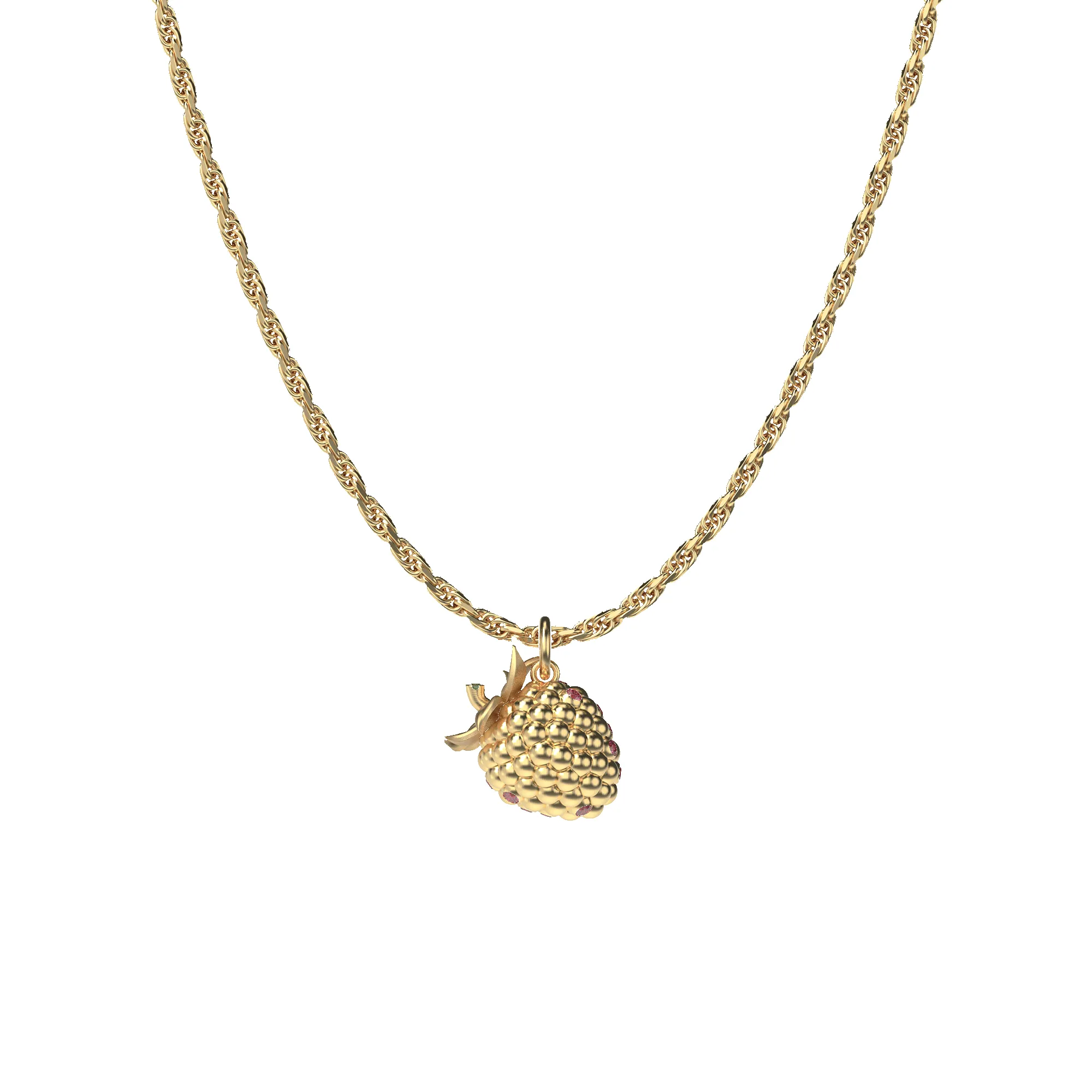 'Natural Wonder' Rapsberry Fancy Diamond Charm sold by Pascal Design Official product image thumbnail 2