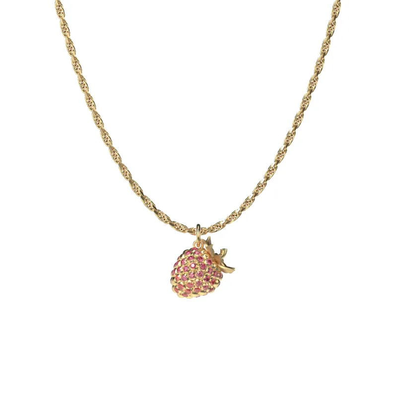 'Natural Wonder' Rapsberry Fancy Diamond Charm sold by Pascal Design Official