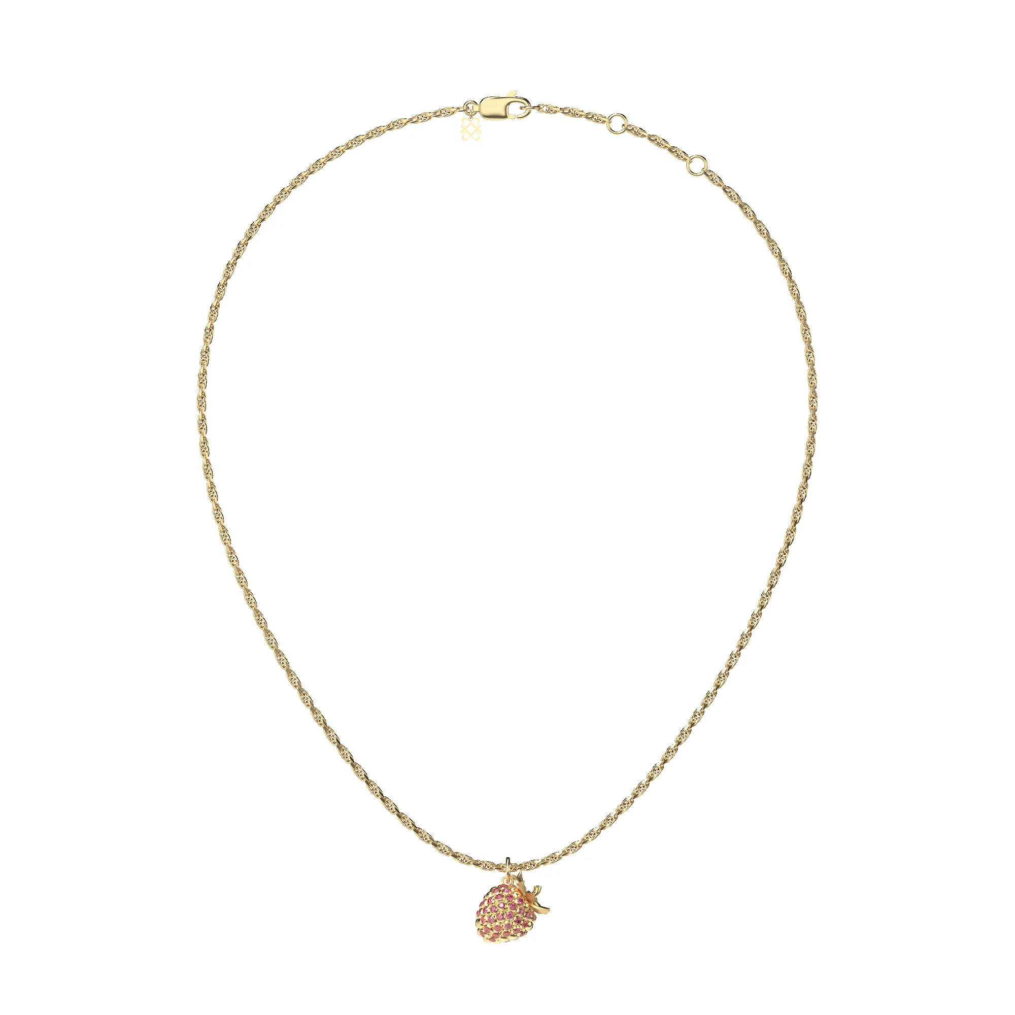 'Natural Wonder' Rapsberry Fancy Diamond Charm sold by Pascal Design Official product image thumbnail 4