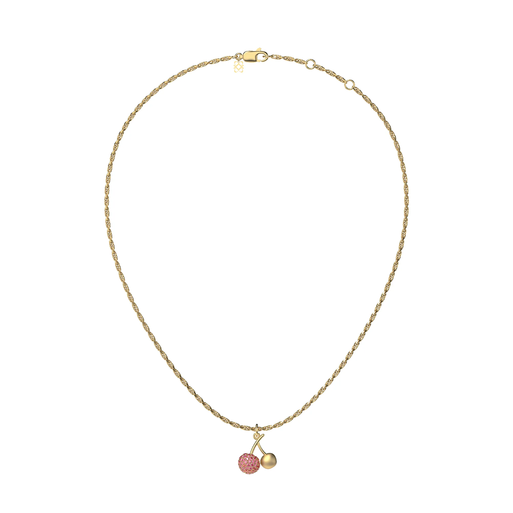 'Natural Wonder' Cherry Charm, Pink Diamond Pavé sold by Pascal Design Official product image thumbnail 4