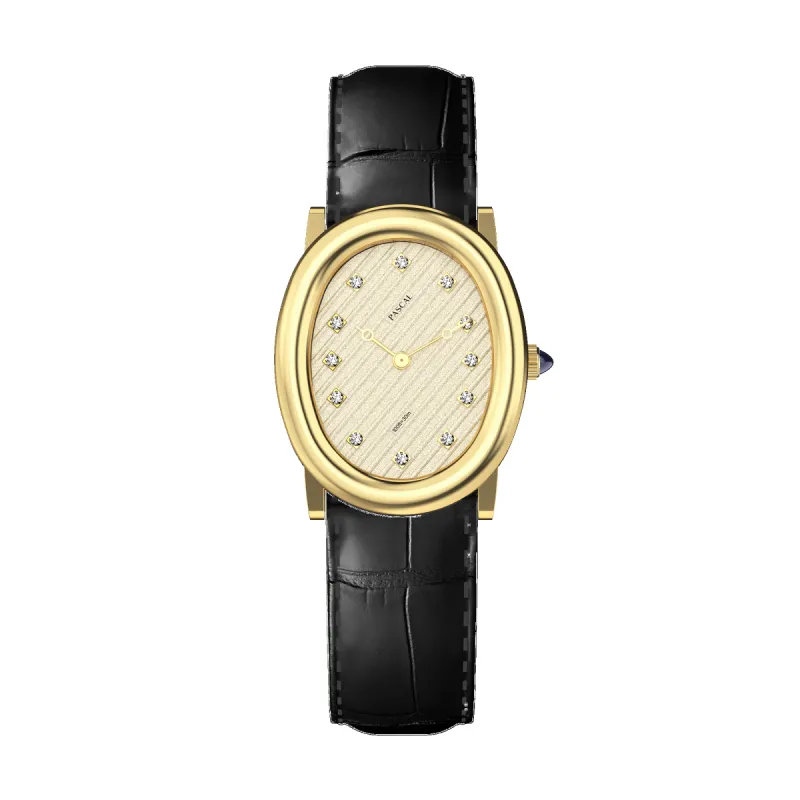 Oval Bubble Diamond Watch (24mm x 30mm) sold by Pascal Design Official