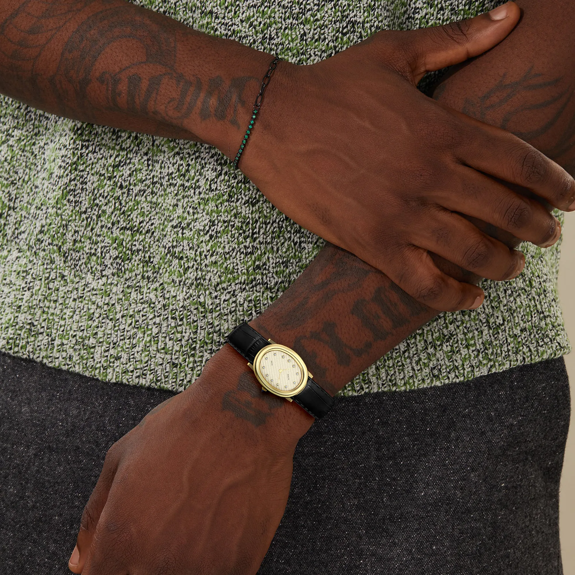 Oval Bubble Diamond Watch (24mm x 30mm) sold by Pascal Design Official product image thumbnail 2