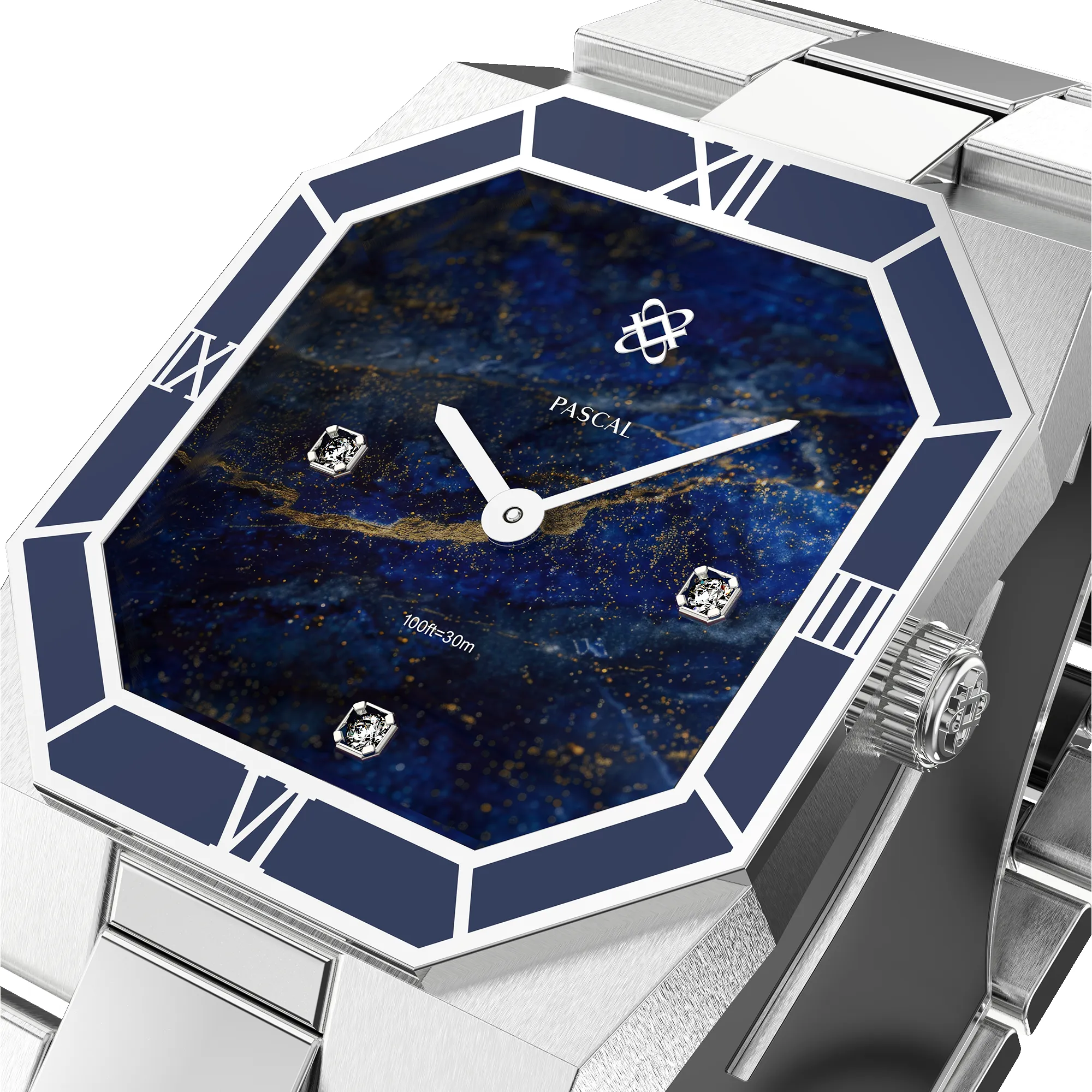 Octagonal Enamel Diamond Watch sold by Pascal Design Official product image thumbnail 5