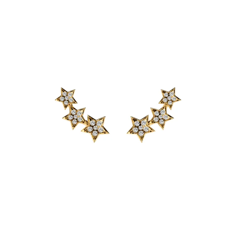 Shooting Star Diamond Earrings sold by Pascal Design Official