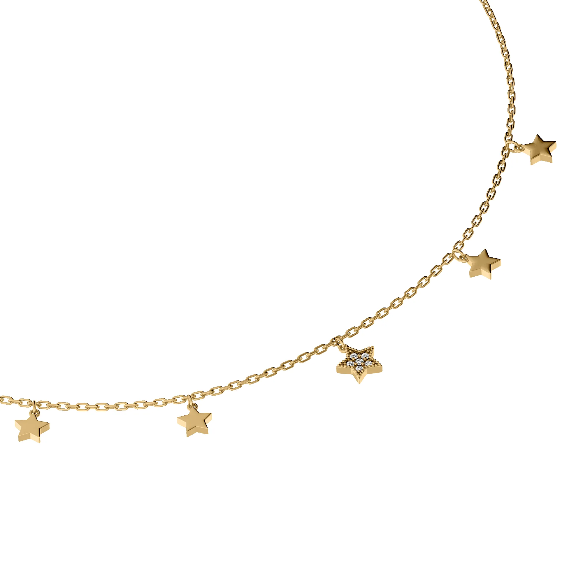 Beaded Star Diamond Choker sold by Pascal Design Official product image thumbnail 3