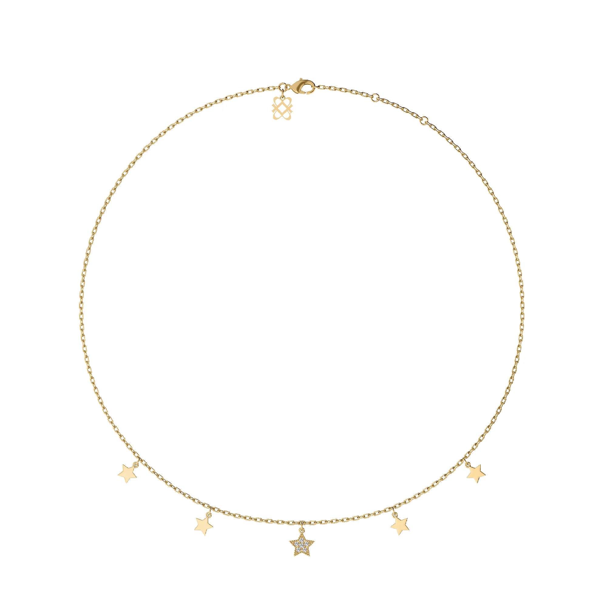 Beaded Star Diamond Choker sold by Pascal Design Official product image thumbnail 2