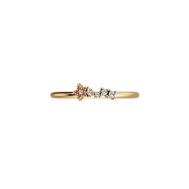 Beaded Star Diamond Ring sold by Pascal Design Official