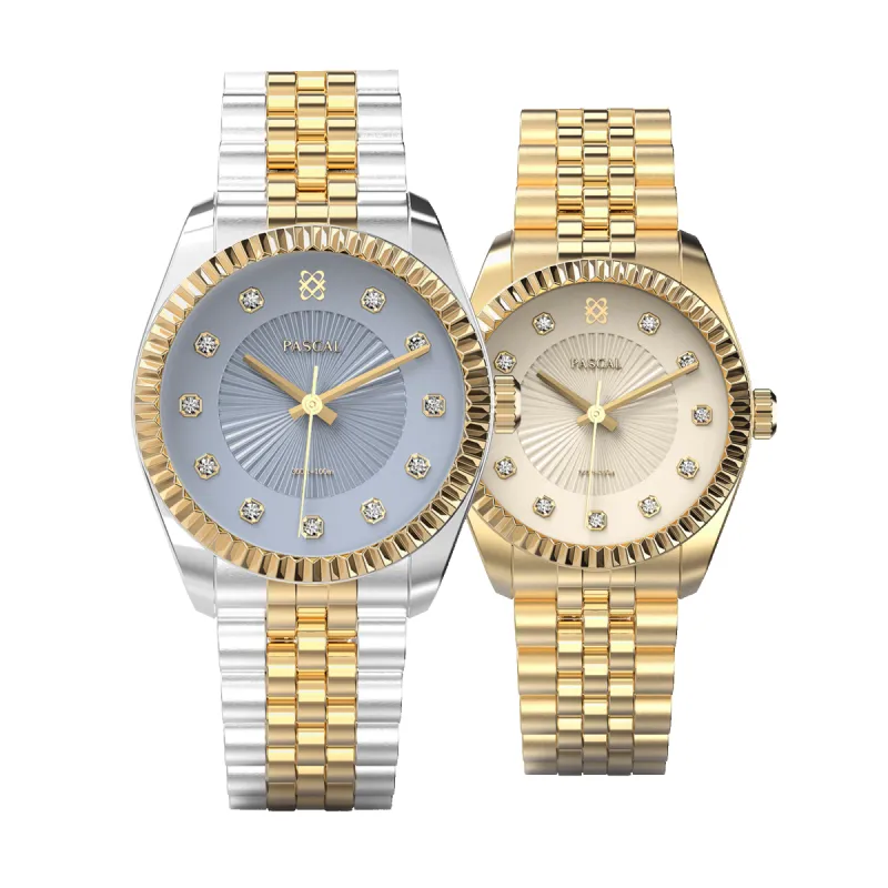 Timeless Classic Diamond Couple Watches sold by Pascal Design Official