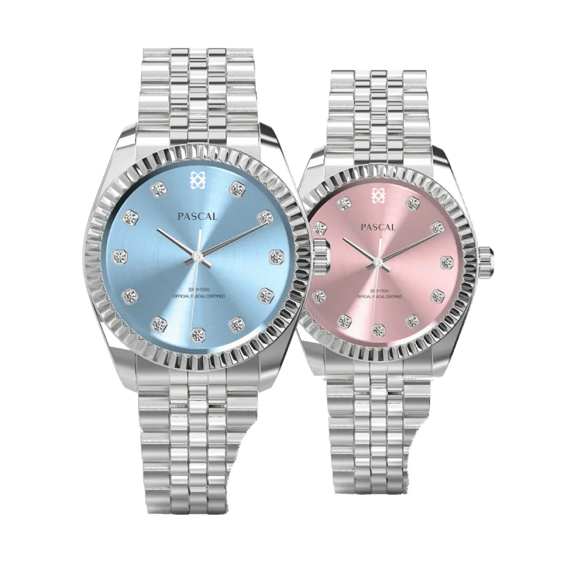 Timeless Classic Diamond Couple Watches sold by Pascal Design Official