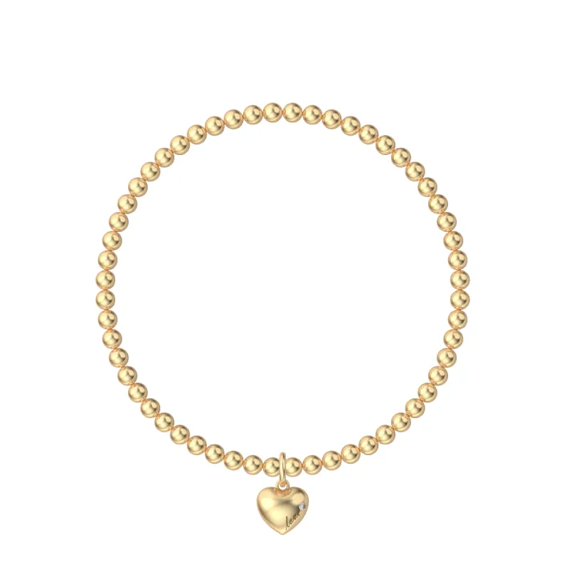 Love Declaration Beaded Diamond Bracelet sold by Pascal Design Official