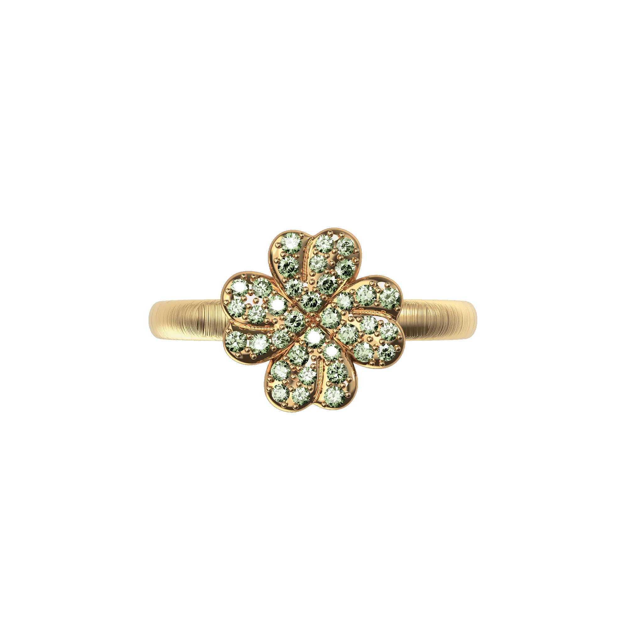 'Lucky Clover' Fancy Diamond Ring, 13mm sold by Pascal Design Official product image thumbnail 3