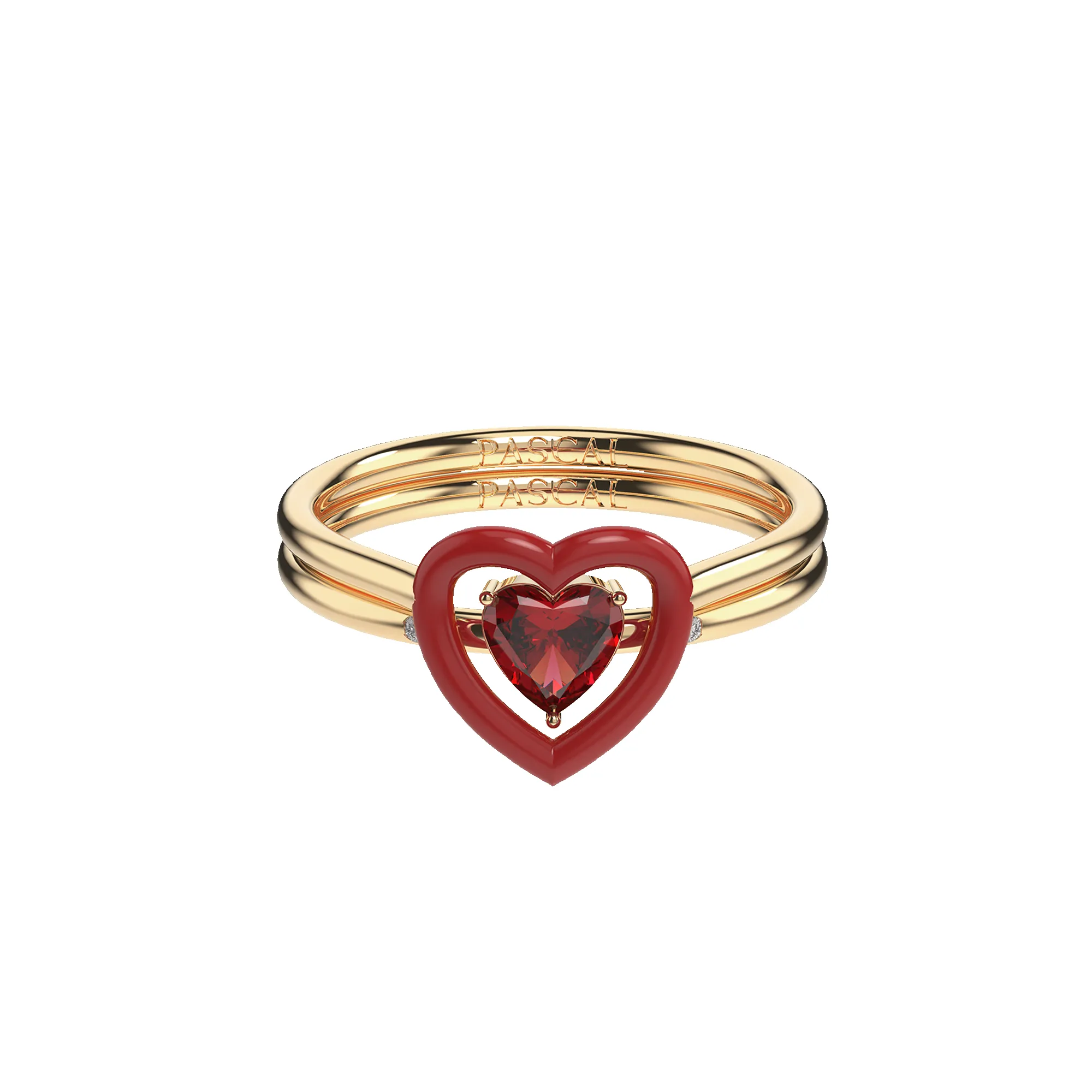 Heart Bracelet and Enamel Ring Set sold by Pascal Design Official product image thumbnail 4