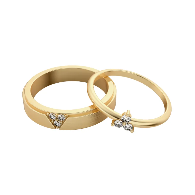 'Trinity' Diamond Ring Set sold by Pascal Design Official