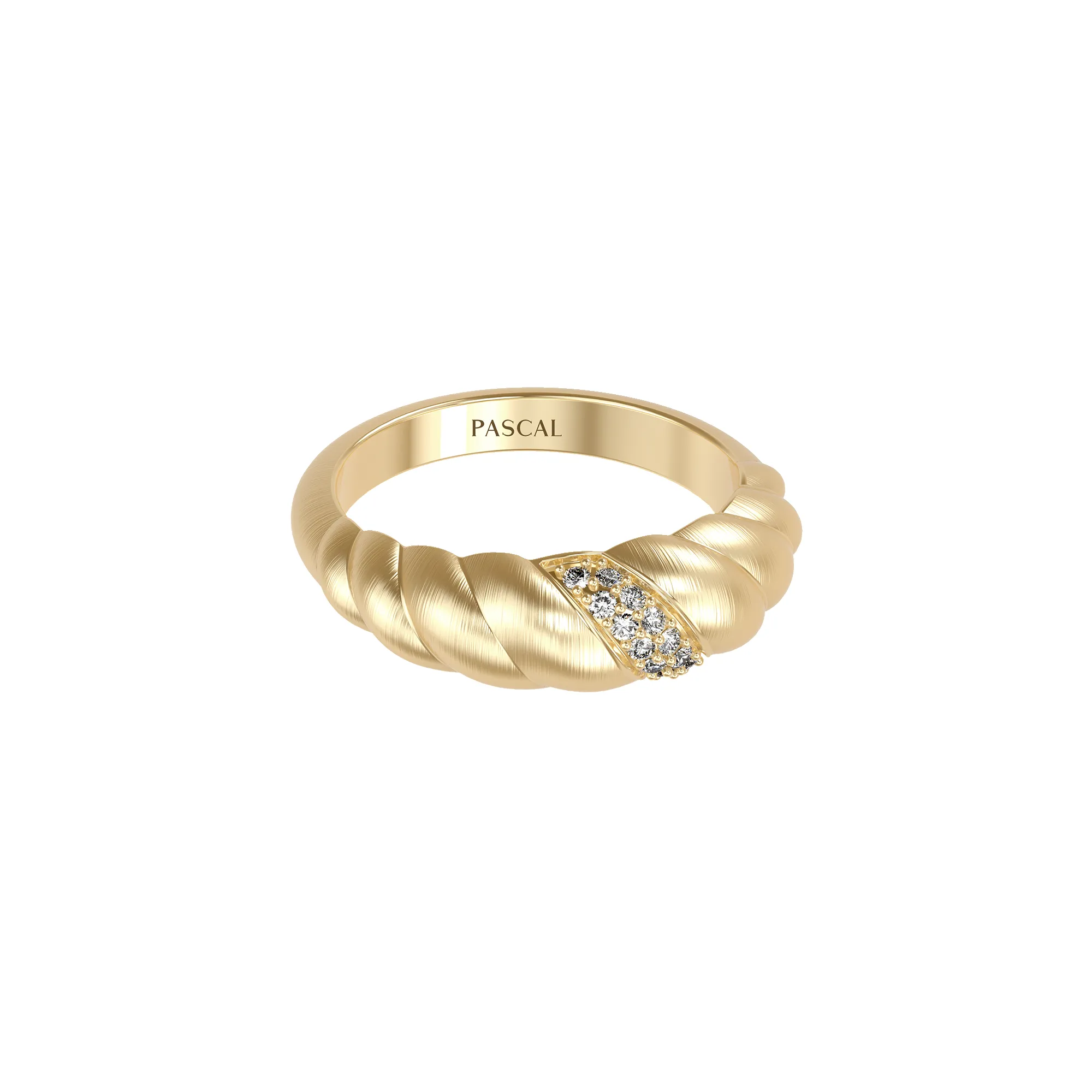 Croissant Diamond Dome Ring sold by Pascal Design Official product image thumbnail 5