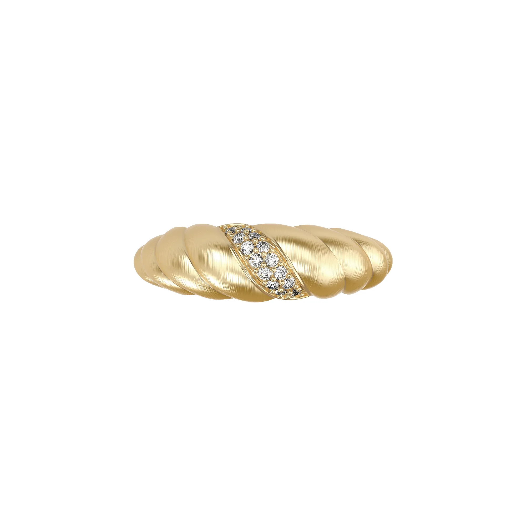 Croissant Diamond Dome Ring sold by Pascal Design Official product image thumbnail 3