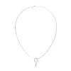 'The Tennis' Necklace, White Diamond Halo sold by Pascal Design Official