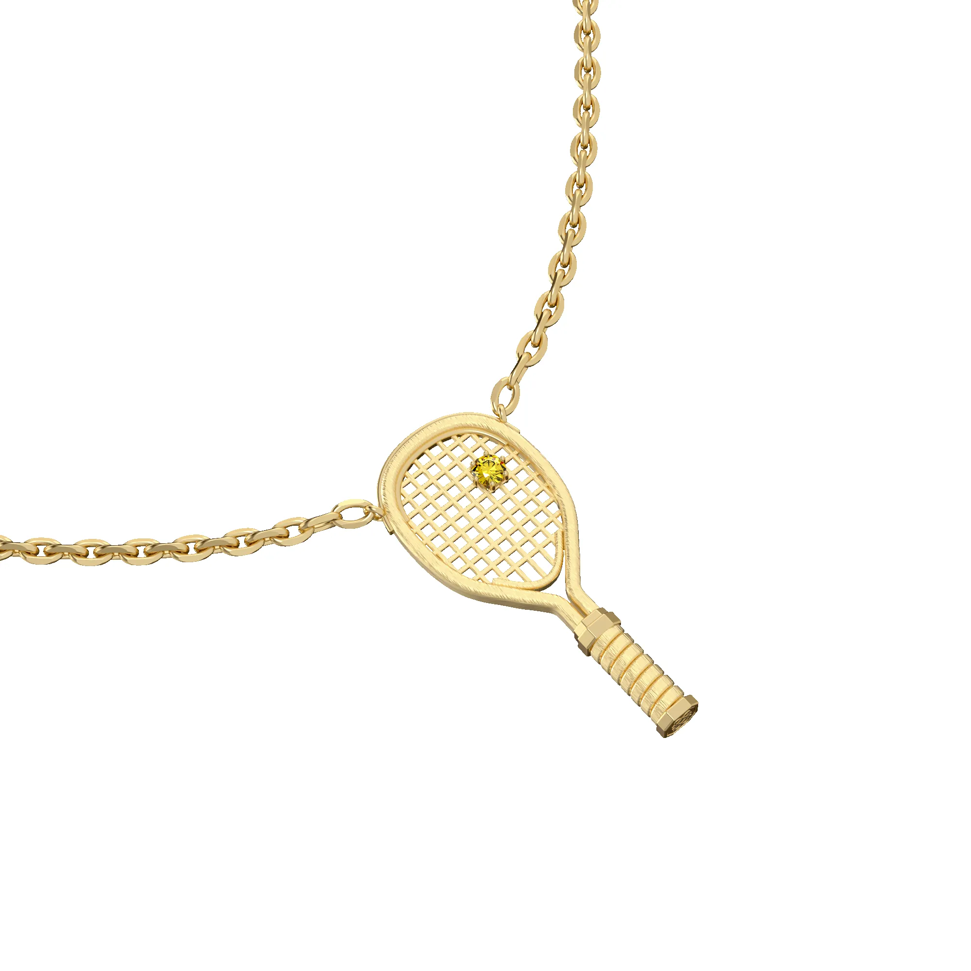 'The Tennis' Necklace, Yellow Diamond sold by Pascal Design Official product image thumbnail 2