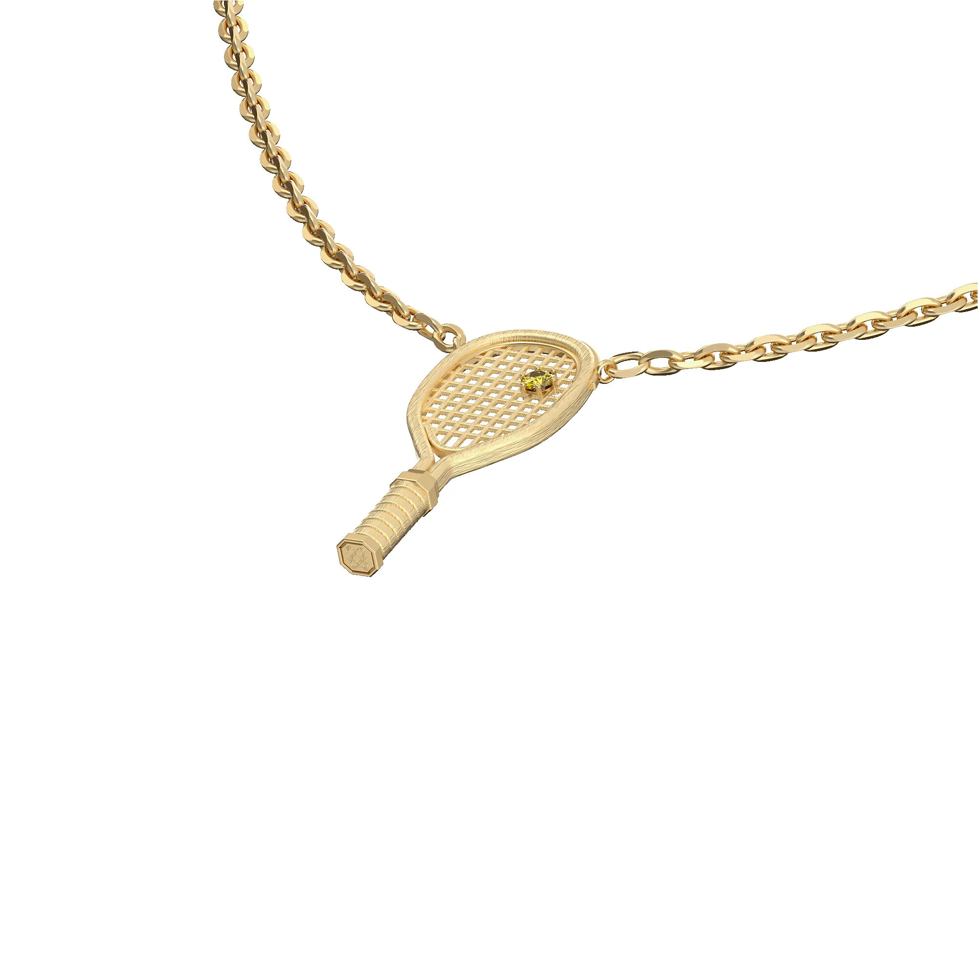 'The Tennis' Necklace, Yellow Diamond sold by Pascal Design Official product image thumbnail 3