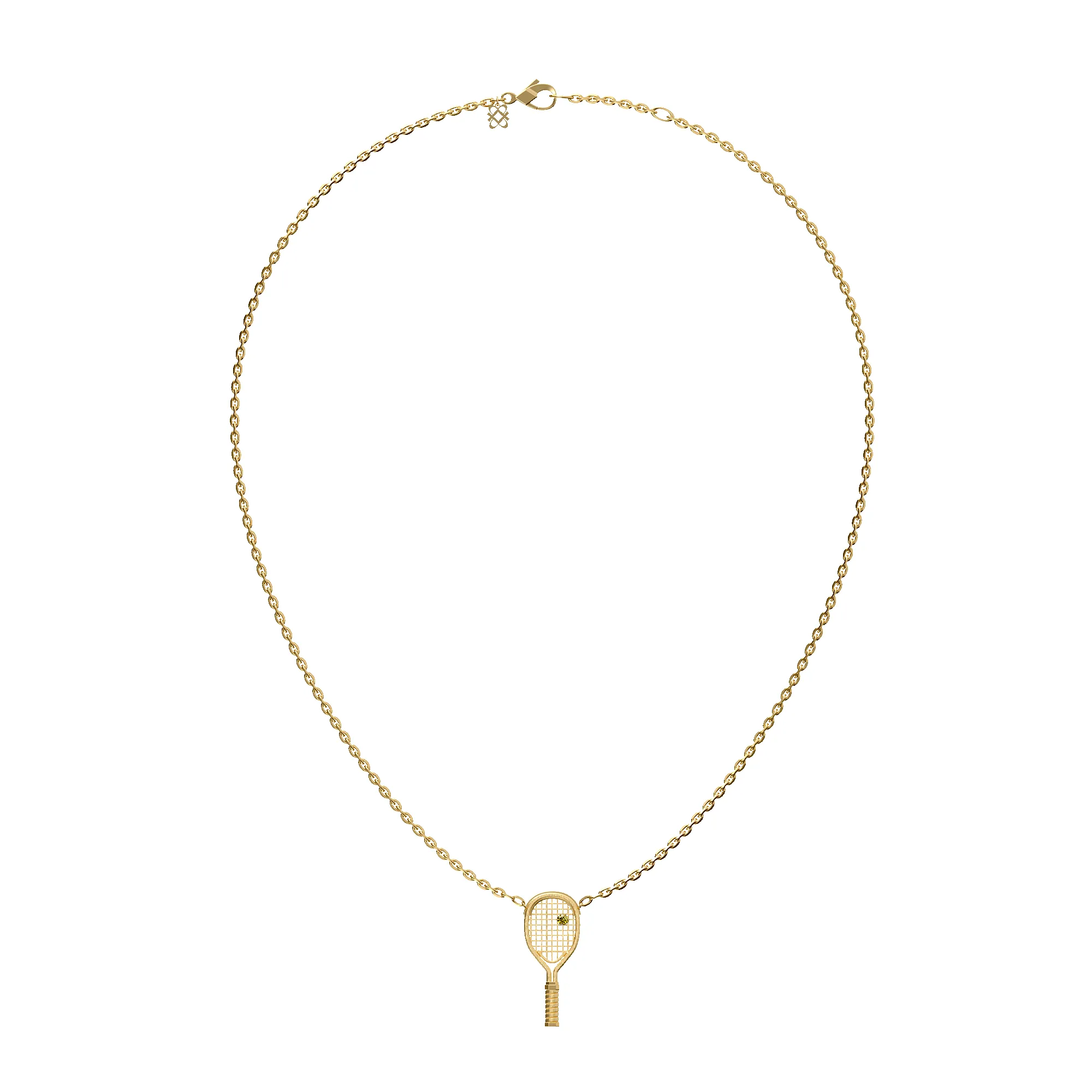 'The Tennis' Necklace, Yellow Diamond sold by Pascal Design Official product image thumbnail 4